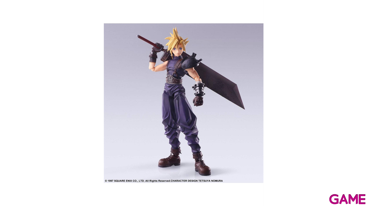 Figura Final Fantasy VII Remake Cloud Strife Bring Arts de 15 cm-0