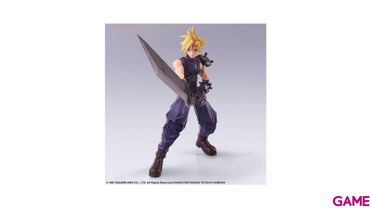 Figura Final Fantasy VII Remake Cloud Strife Bring Arts de 15 cm-2