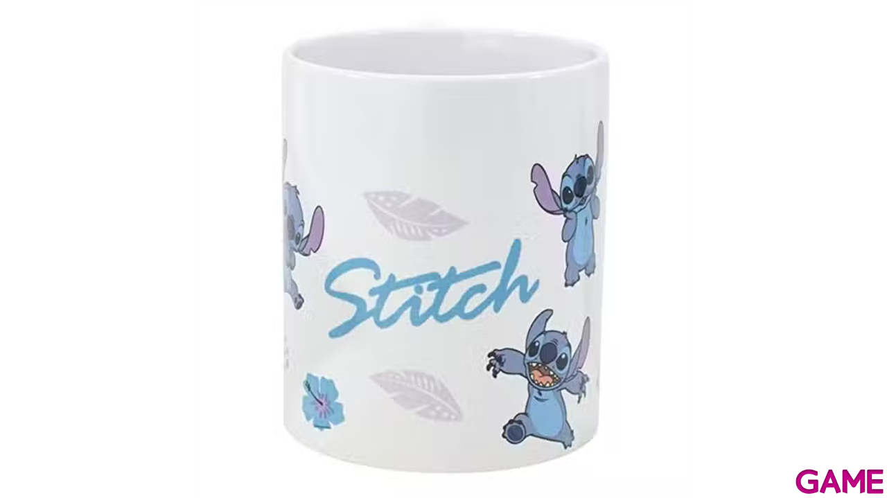 Taza de ceramica LILO Y STITCH Playa de 325ml-1