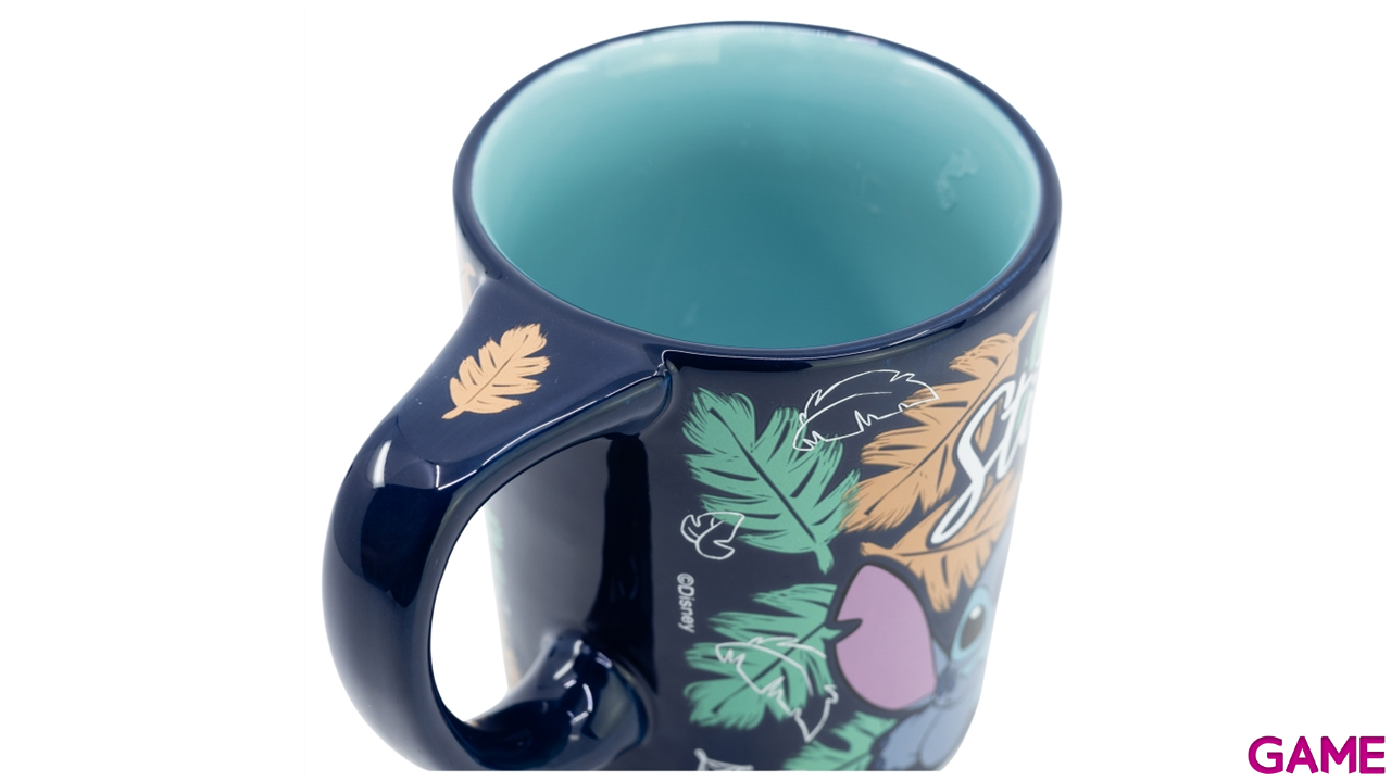 Taza de ceramica antivuelco STITCH OHANA de 300 ml-2