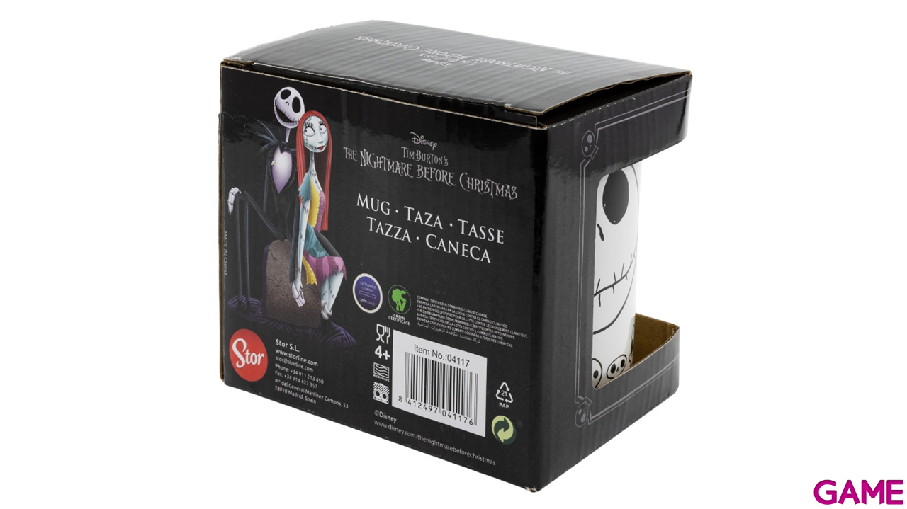 Taza de ceramica Pesadilla antes de Navidad Jack Skellington de 325ml-3