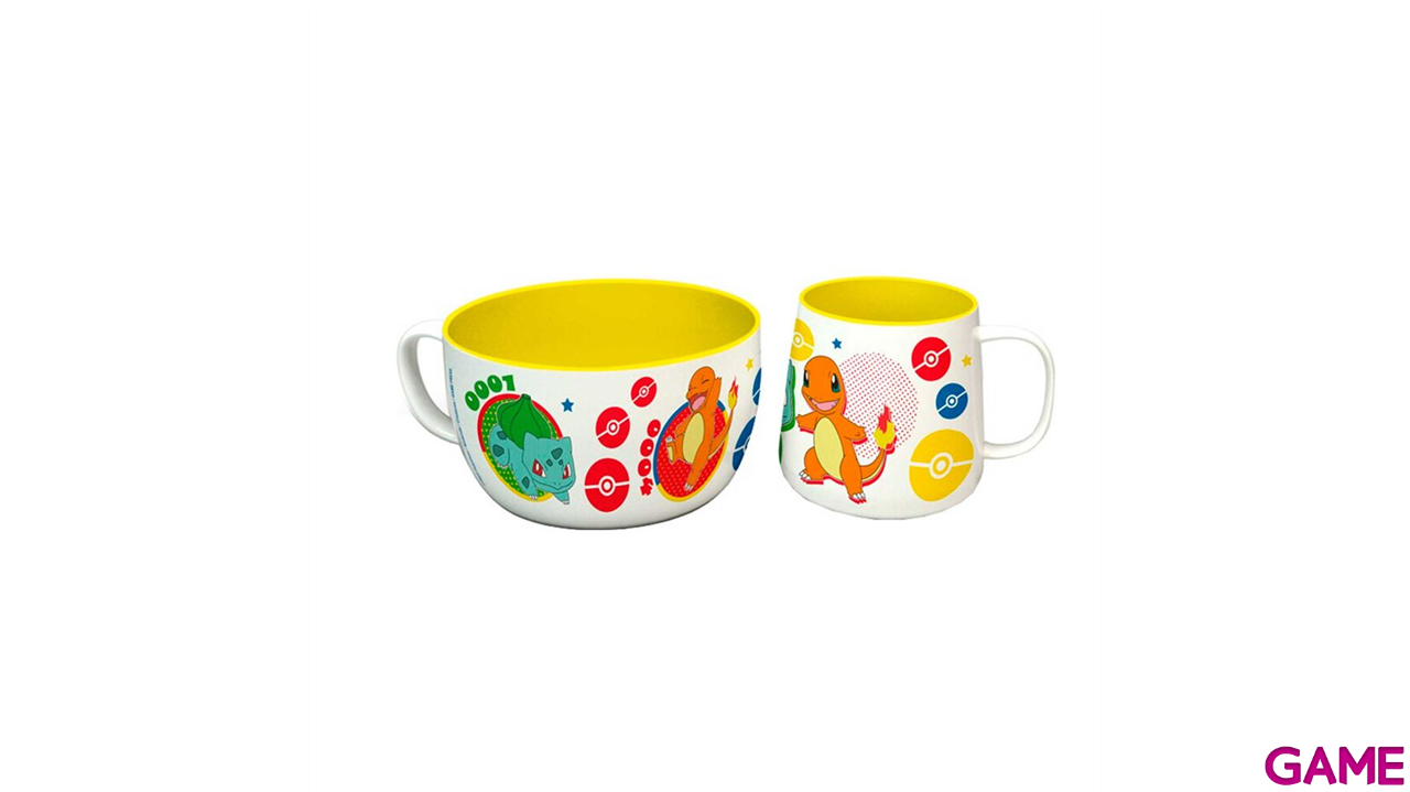 Set de desayuno Pokemon Pikachu & Kanto (Taza + Bowl)-2
