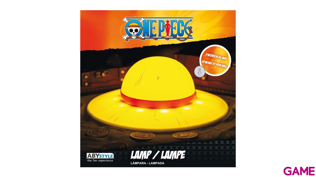 Lampara One Piece Sombrero de Luffy de 25 cm-2