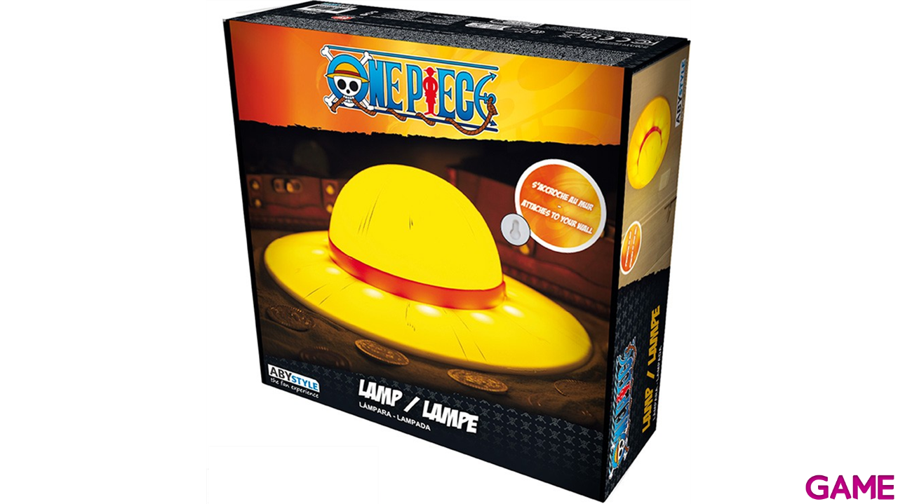 Lampara One Piece Sombrero de Luffy de 25 cm-3