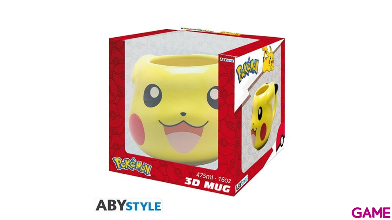 Taza 3D Pokemon Pikachu-0