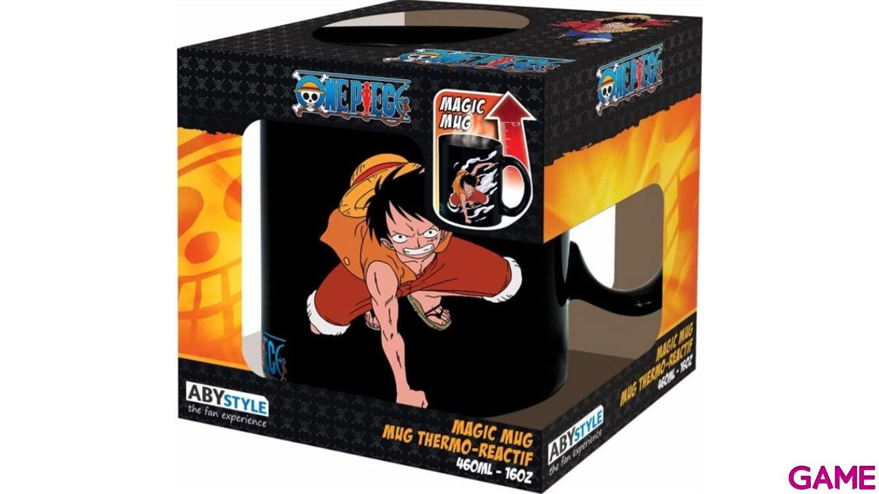 Taza Termosensible Wanted One Piece de 460ml-2