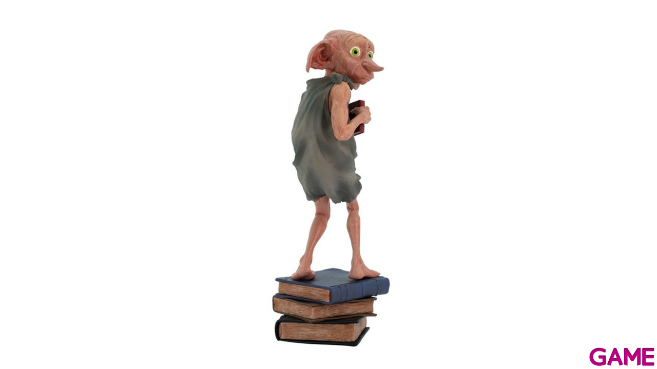 Figura Harry Potter Dobby sobre libros de 15 cm-0