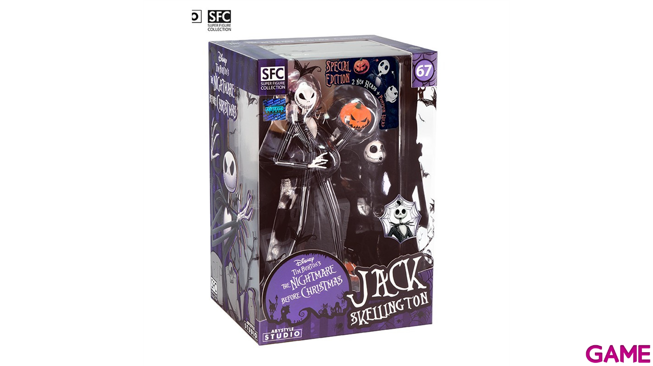Figura Pesadilla antes de Navidad Jack scary smiling face de 20 cm-2