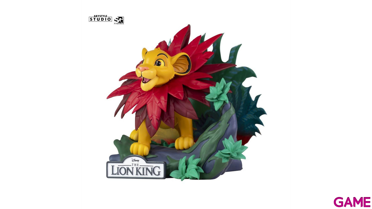 Figura Disney El Rey Leon Simba de 10cm-0