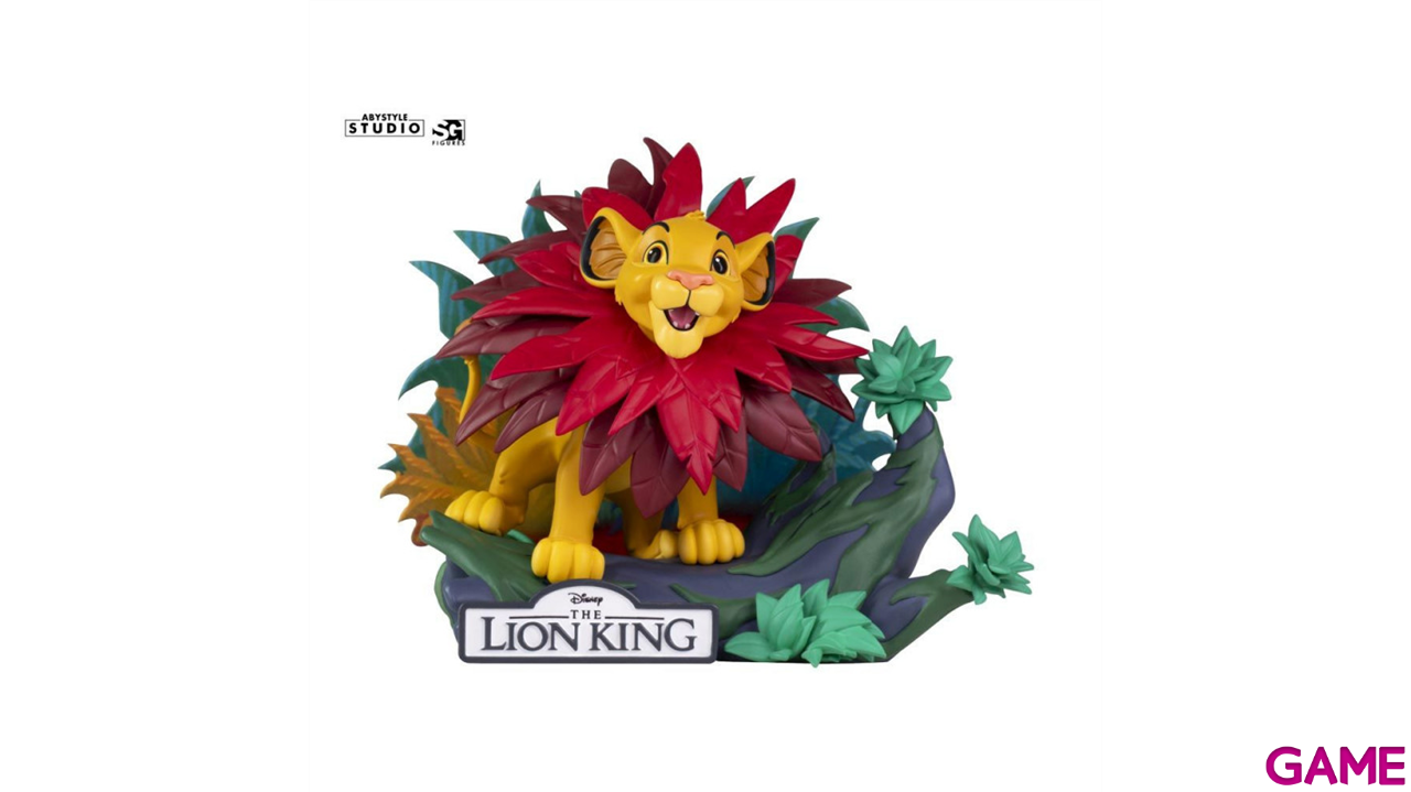Figura Disney El Rey Leon Simba de 10cm-2