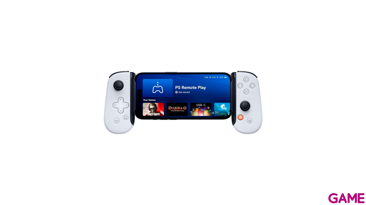 Controller Backbone One Blanco Gen2 para iPhone Ed. PlayStation -Licencia oficial--0