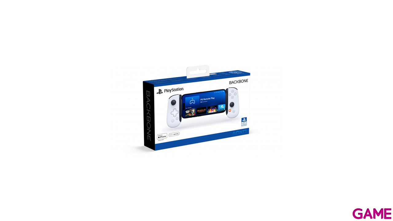 Controller Backbone One Blanco Gen2 para iPhone Ed. PlayStation -Licencia oficial--5