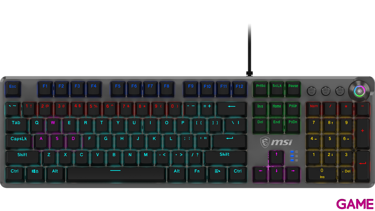 MSI Force GK310 Red Switches Spanish Layout - Teclado Gaming-11