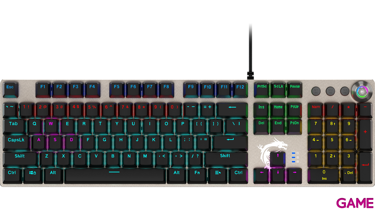 MSI Force GK310 Red Switches Spanish Layout - Teclado Gaming-1