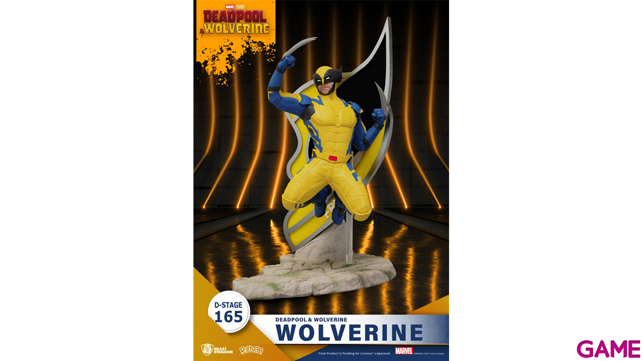 Figura Marvel Lobezno Diorama D-Stage de 16 cm-0