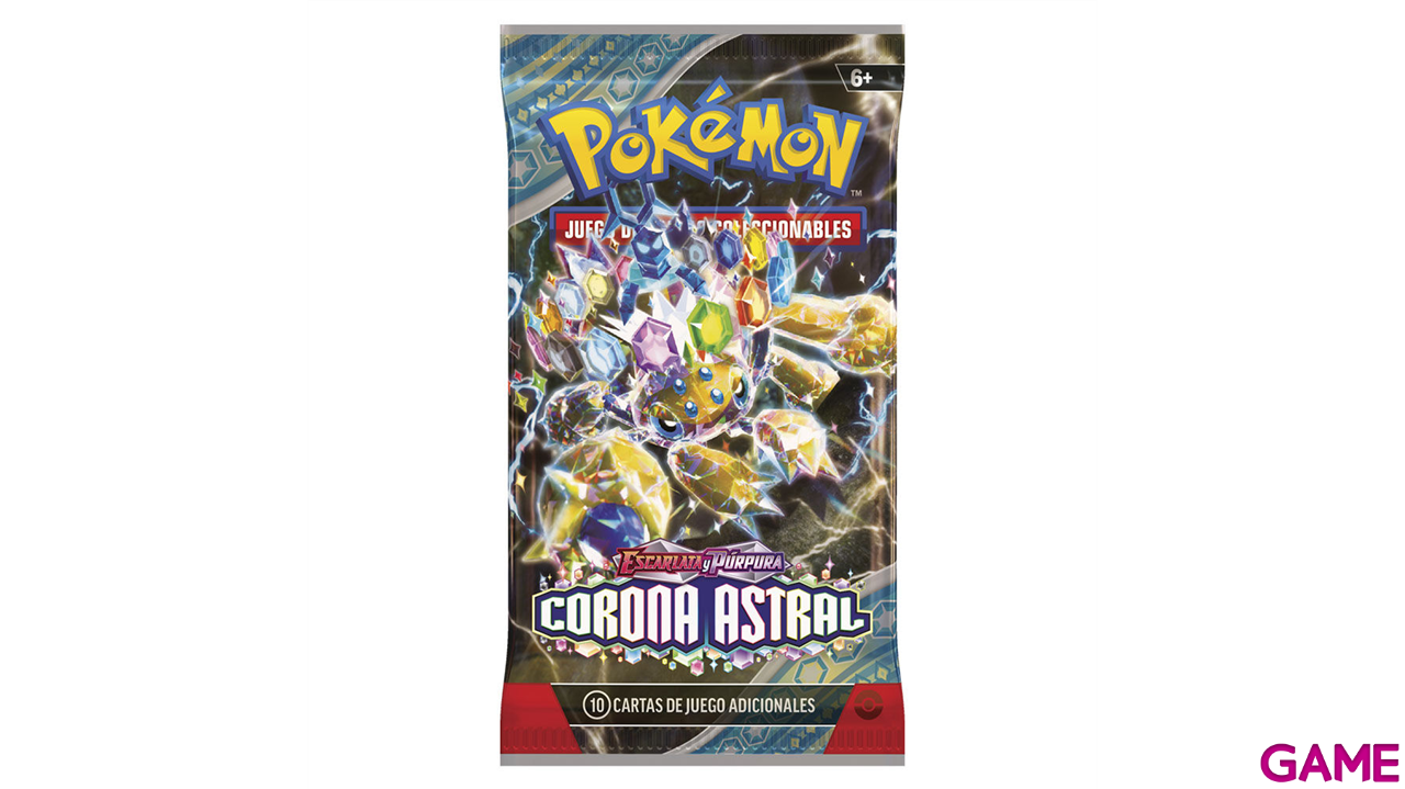 Sobre de cartas Pokemon Escarlata y Purpura Corona Astral (Castellano)-2