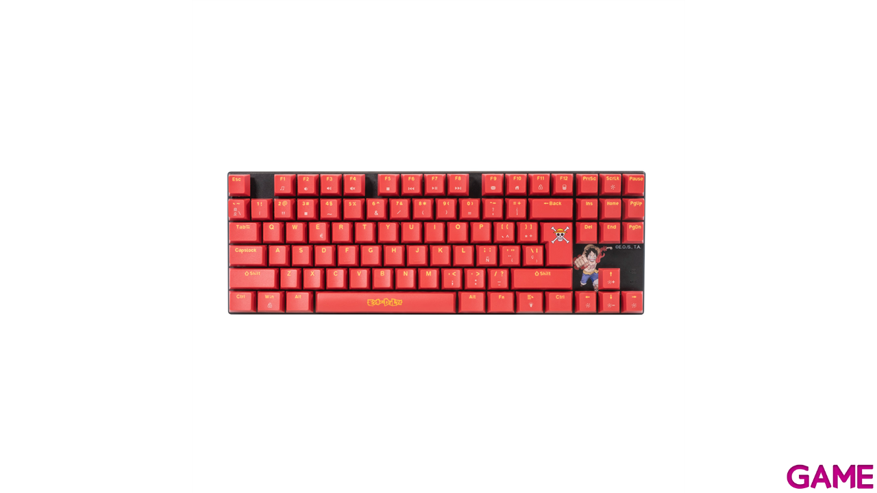 Teclado mecanico con cable One Piece Luffy-4