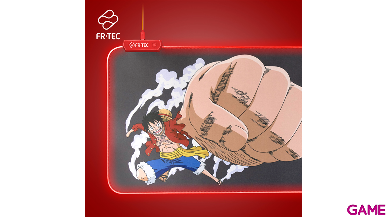 Alfombrilla XL con iluminacion One Piece Luffy-1