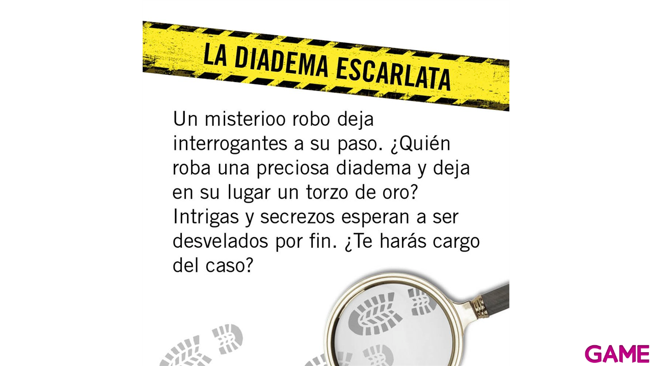 Juego de mesa escape room La Diadema Escarlata - Caso 2-0