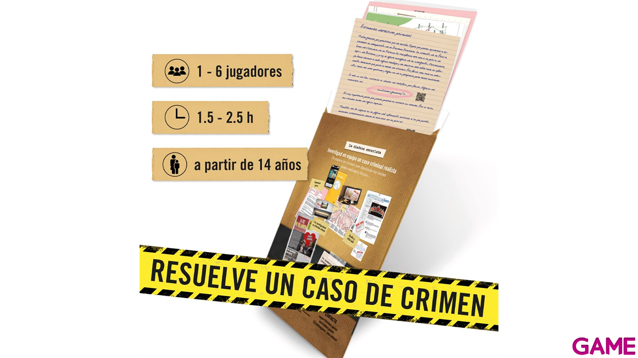 Juego de mesa escape room La Diadema Escarlata - Caso 2-4