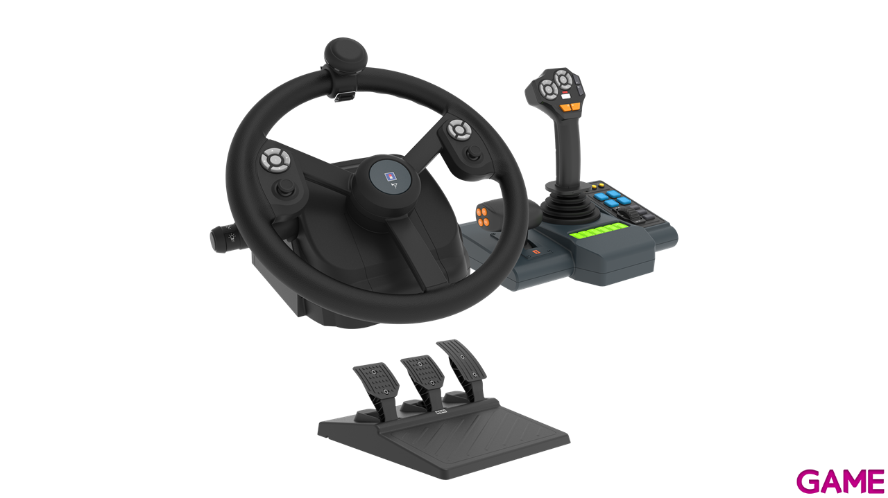 Volante + Joystick Hori Farming Control System-6