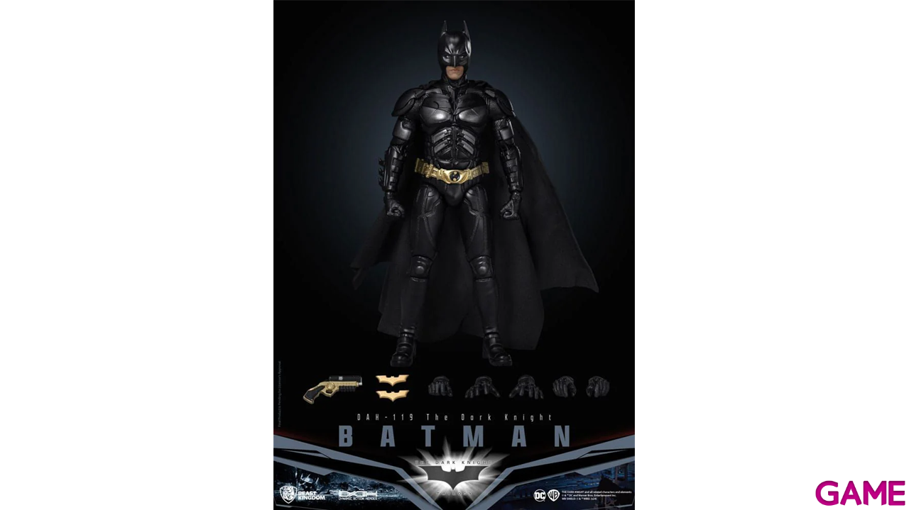Figura DC Comics Batman El Caballero Oscuro de 21 cm-0