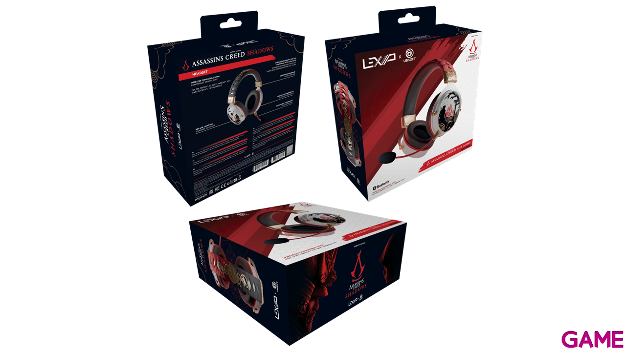 Auriculares Lexip Assassin´s Creed Shadows PS5-PS4-PC-TEL-0