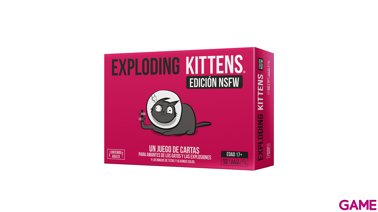 Juego de mesa Exploding Kittens Edicion NSFW-0