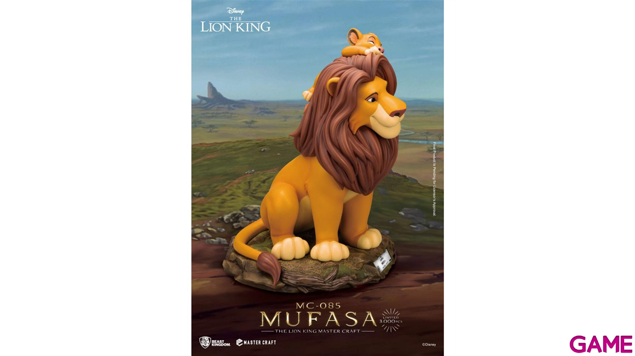 Figura de poliresina Edición limitada Disney Simba de la película El Rey León 36 cm.-4