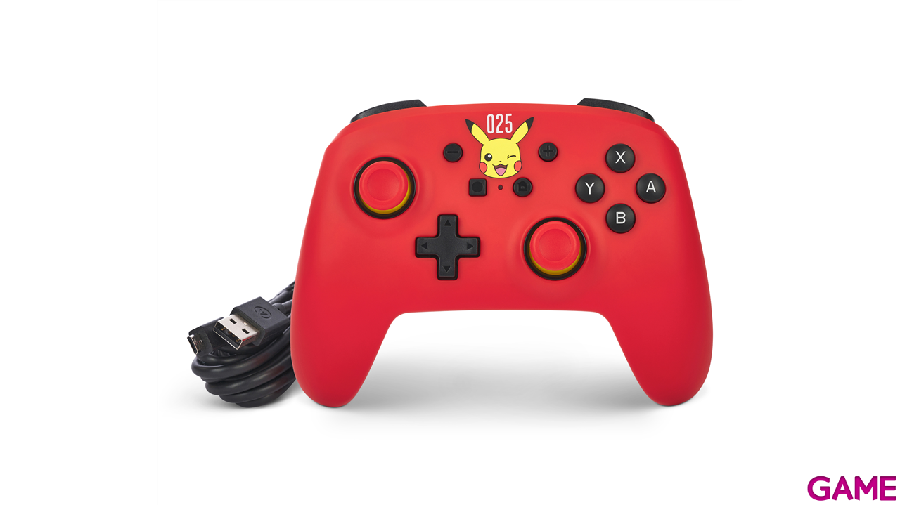 Controller con Cable PowerA Laughing Pikachu -Licencia oficial--10