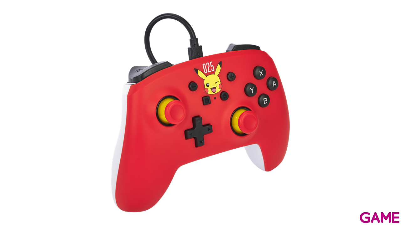 Controller con Cable PowerA Laughing Pikachu -Licencia oficial--11