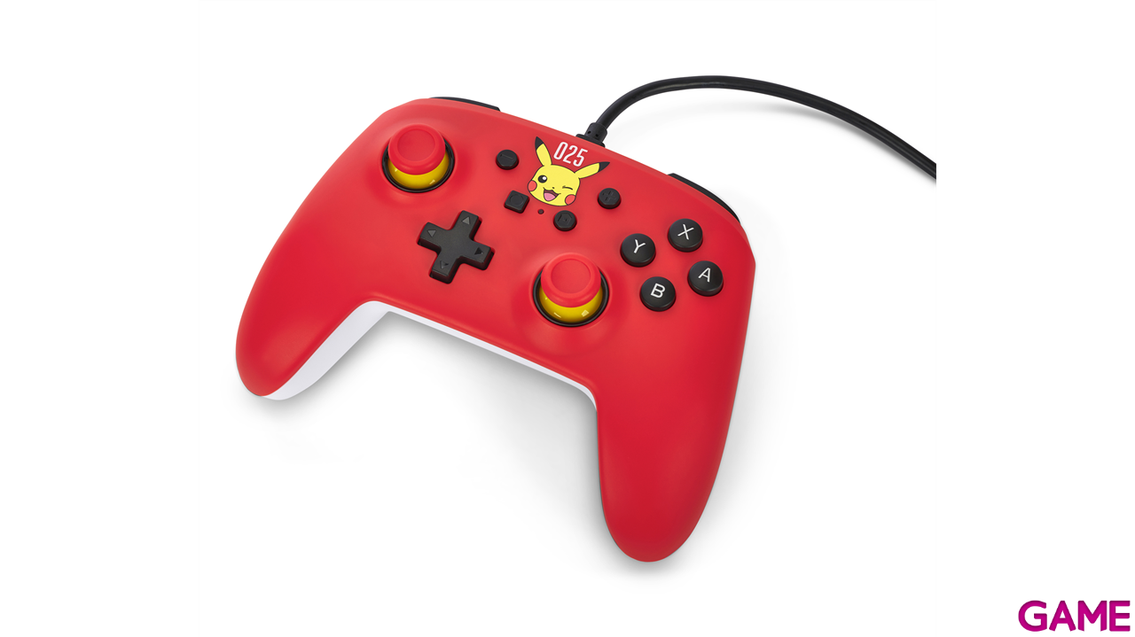 Controller con Cable PowerA Laughing Pikachu -Licencia oficial--4