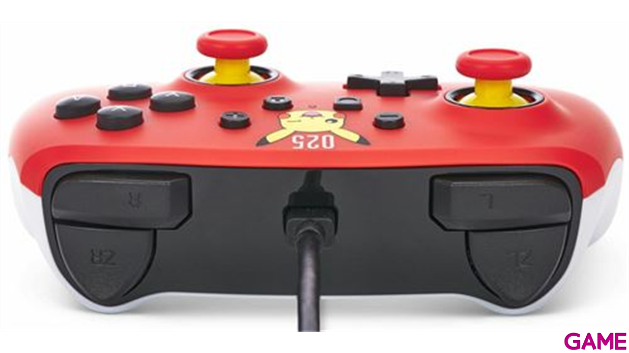Controller con Cable PowerA Laughing Pikachu -Licencia oficial--3