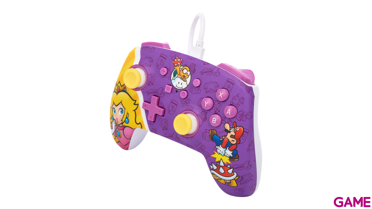 Controller con Cable PowerA Princess Peach -Licencia oficial--12