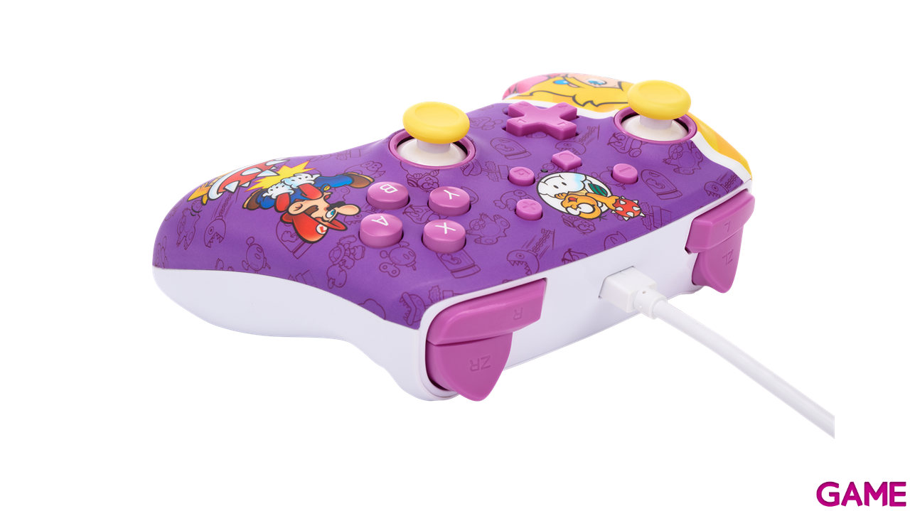 Controller con Cable PowerA Princess Peach -Licencia oficial--7