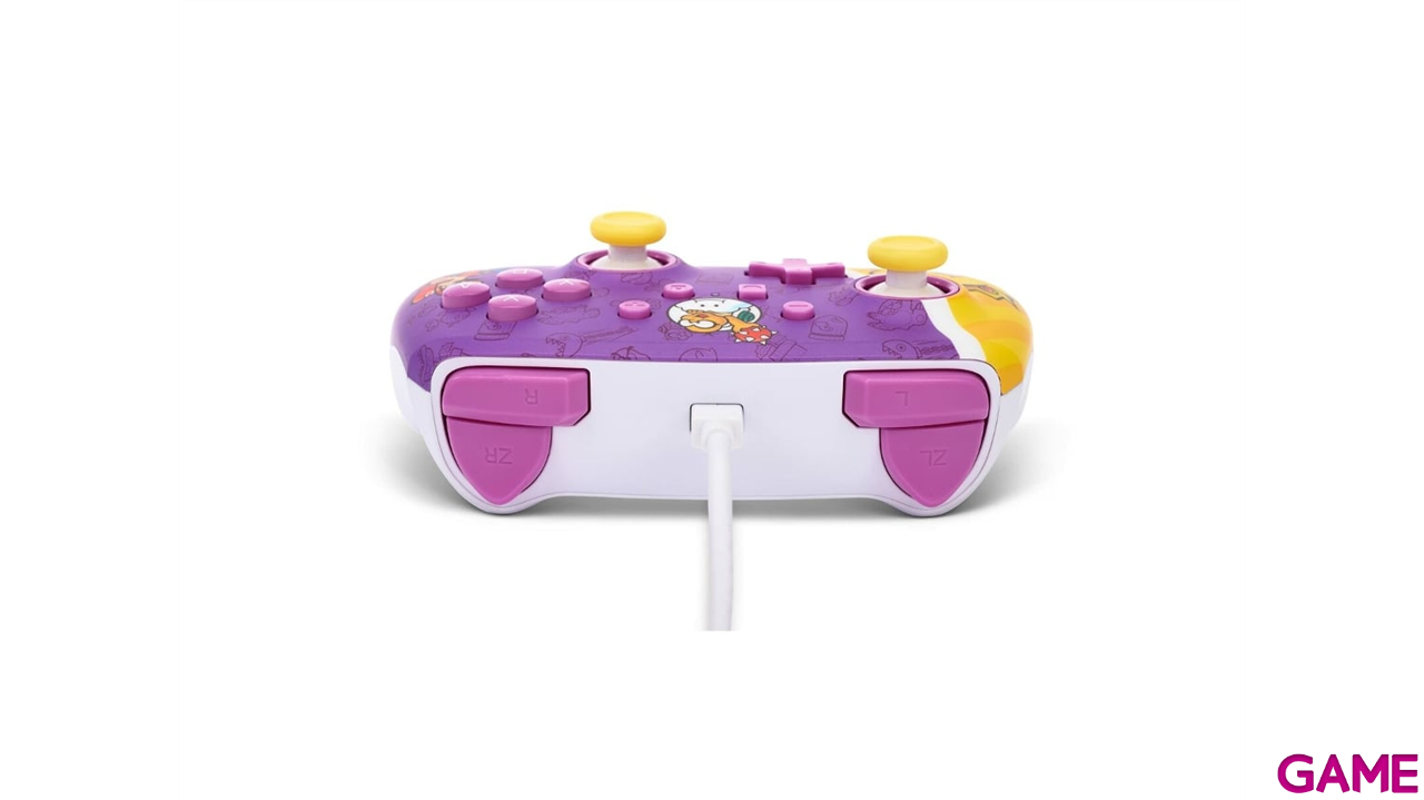 Controller con Cable PowerA Princess Peach -Licencia oficial--1