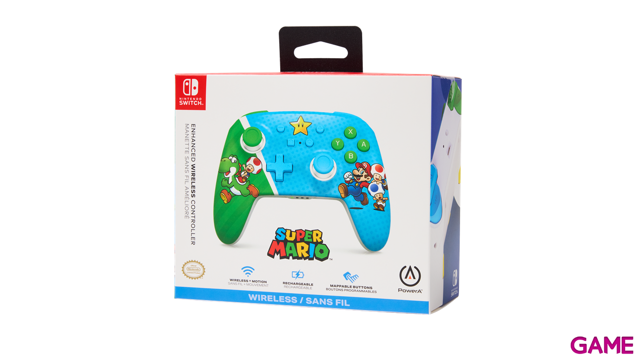 Controller Bluetooth PowerA Mario Superstar Friends -Licencia oficial--13