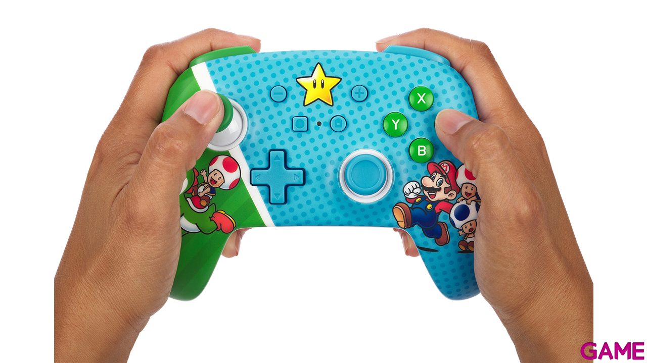 Controller Bluetooth PowerA Mario Superstar Friends -Licencia oficial--16