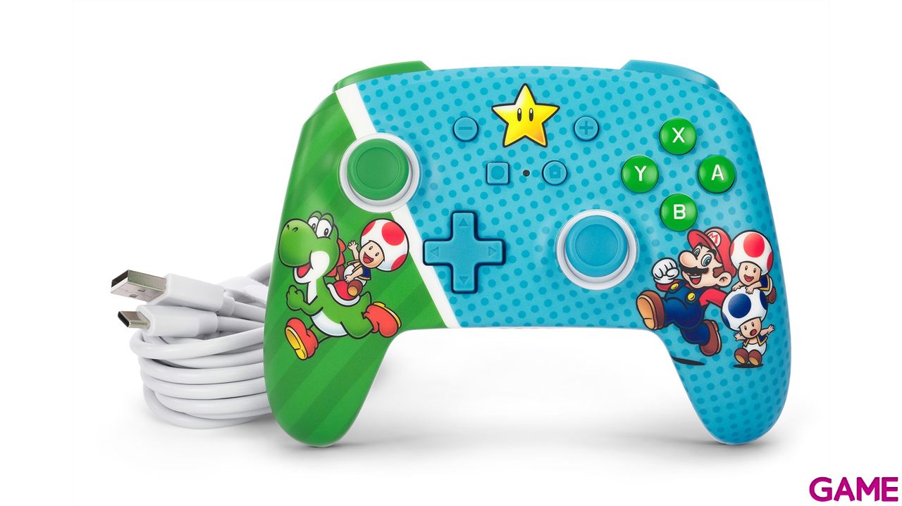 Controller Bluetooth PowerA Mario Superstar Friends -Licencia oficial--4