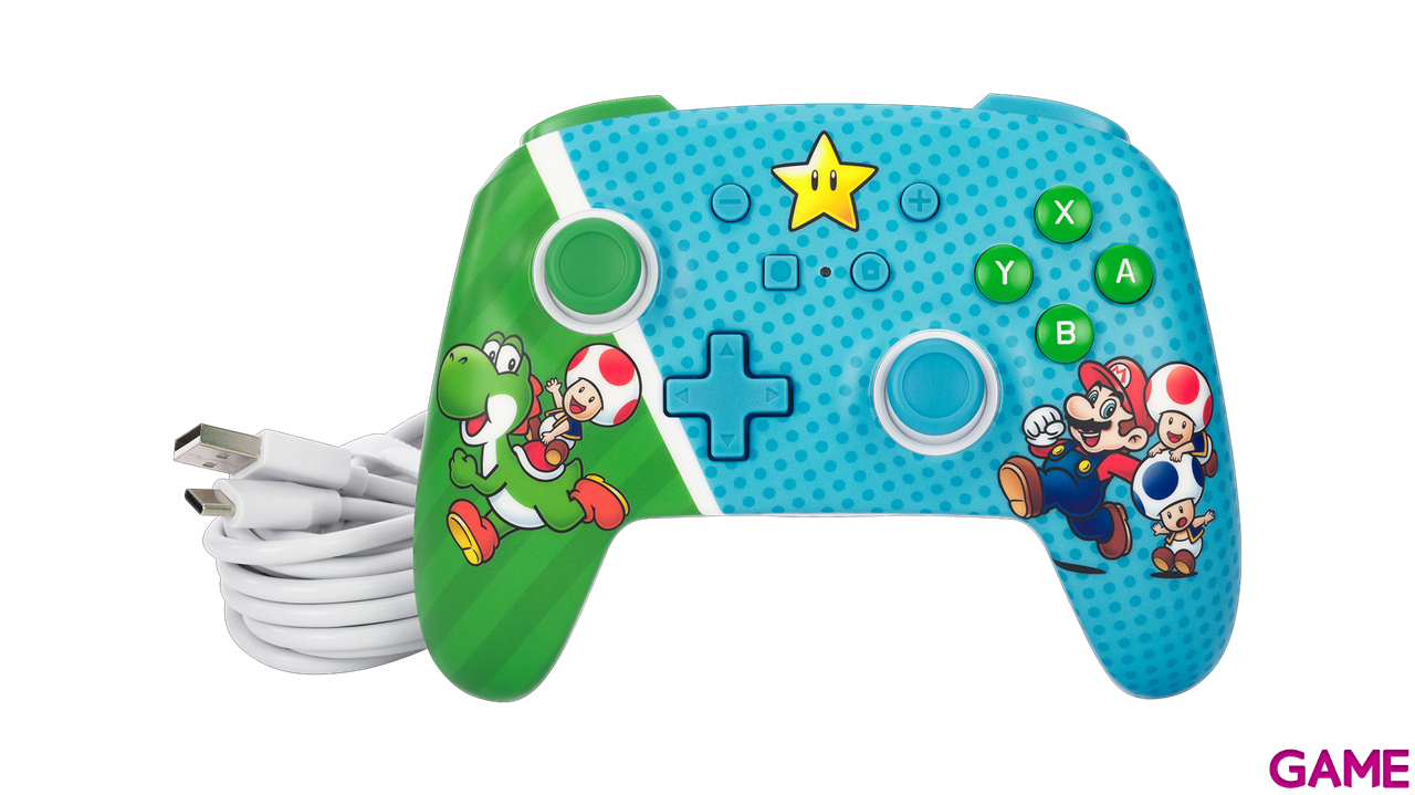 Controller Bluetooth PowerA Mario Superstar Friends -Licencia oficial--5