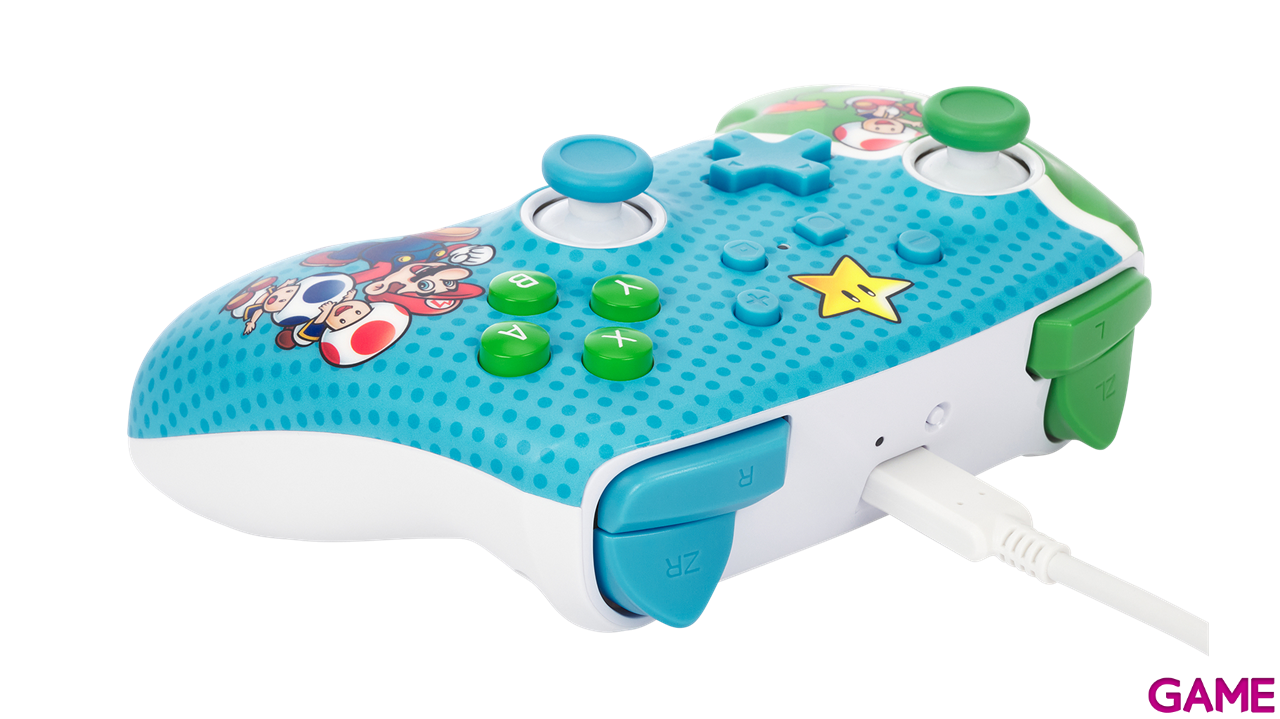Controller Bluetooth PowerA Mario Superstar Friends -Licencia oficial--7