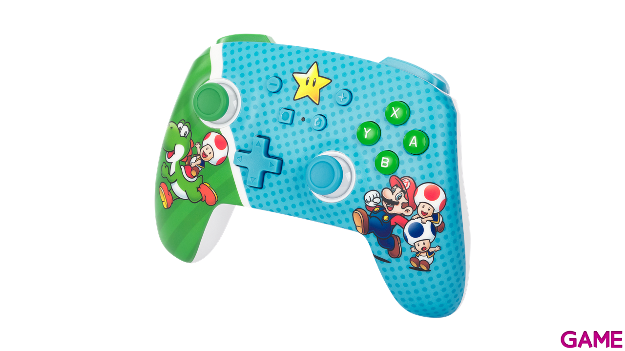 Controller Bluetooth PowerA Mario Superstar Friends -Licencia oficial--8
