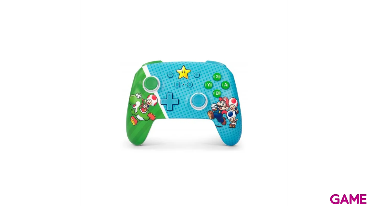Controller Bluetooth PowerA Mario Superstar Friends -Licencia oficial--1