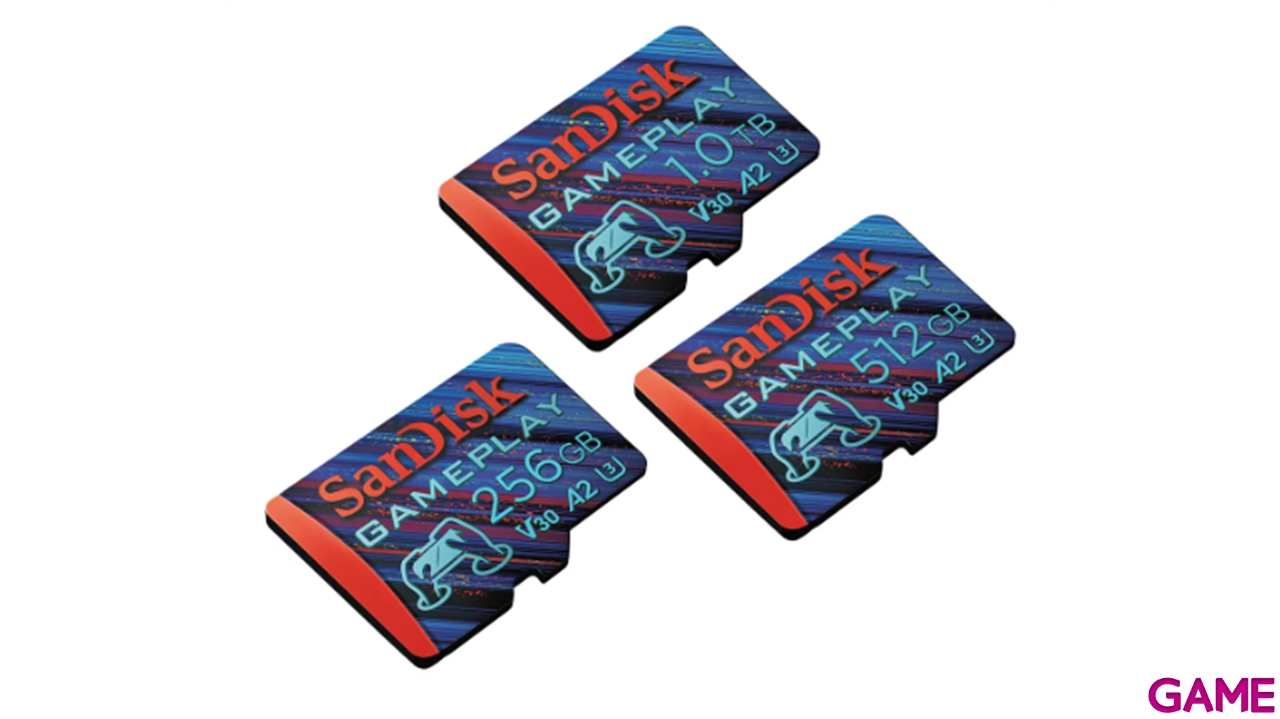 Memoria Sandisk Gameplay 256GB microSD para Rog Ally/SteamDeck-0