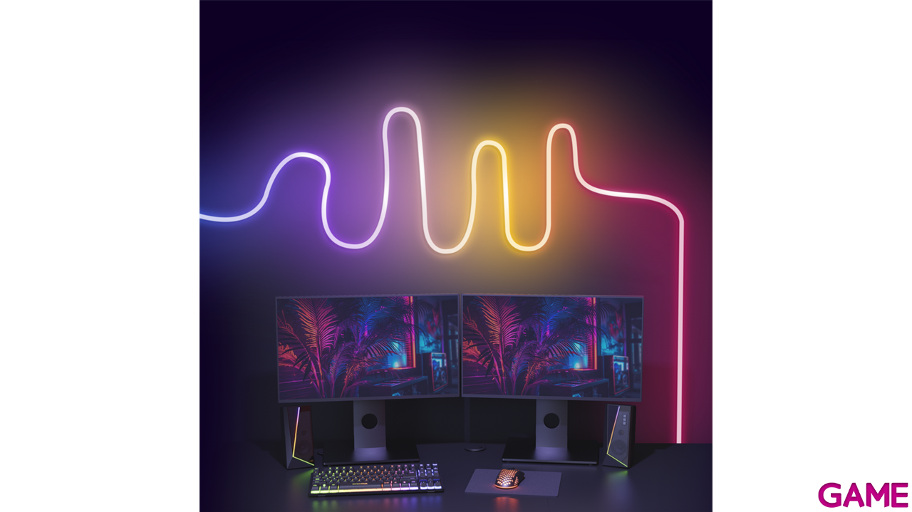 GXTrust VYBZ RGBIC LED Neon Light 5m - Iluminacion-1