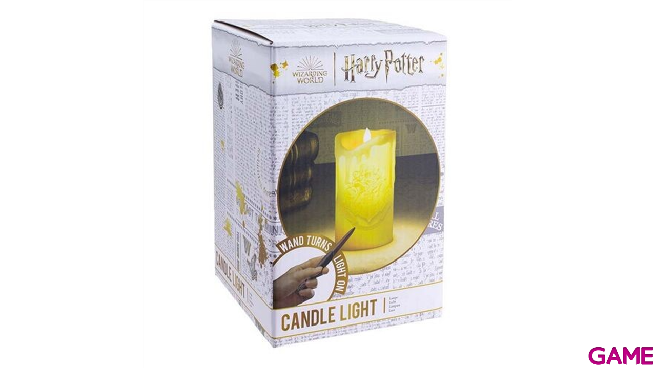 Lámpara Harry Potter Vela con varita mando remoto de 15 cm-0