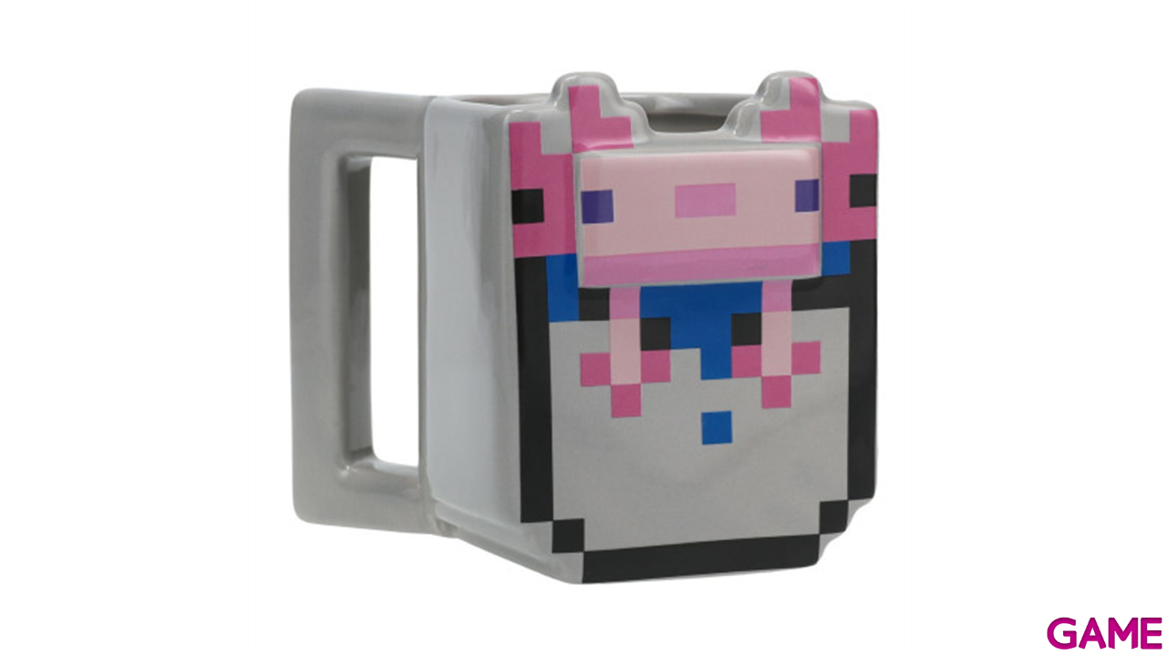 Taza 3D Minecraft AXOLOTL-0