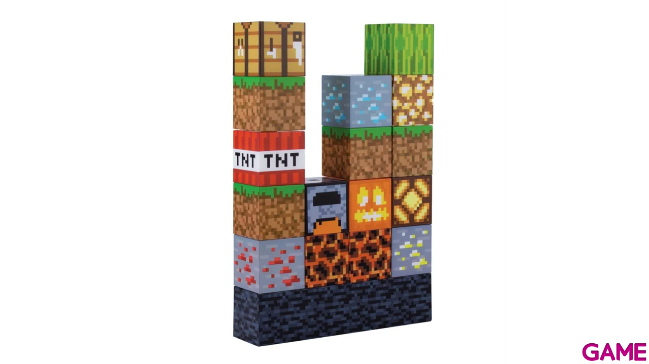 Lámpara Minecraft Bloques de construcción de 30 cm-1