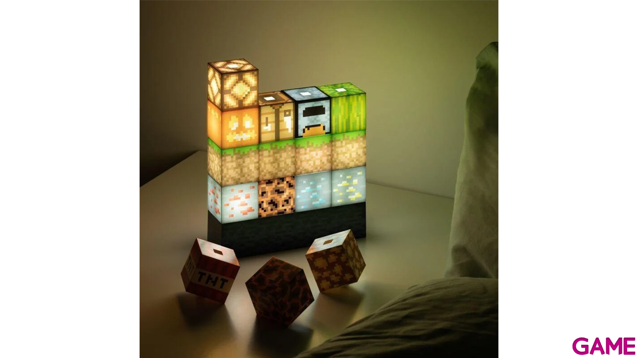 Lámpara Minecraft Bloques de construcción de 30 cm-4
