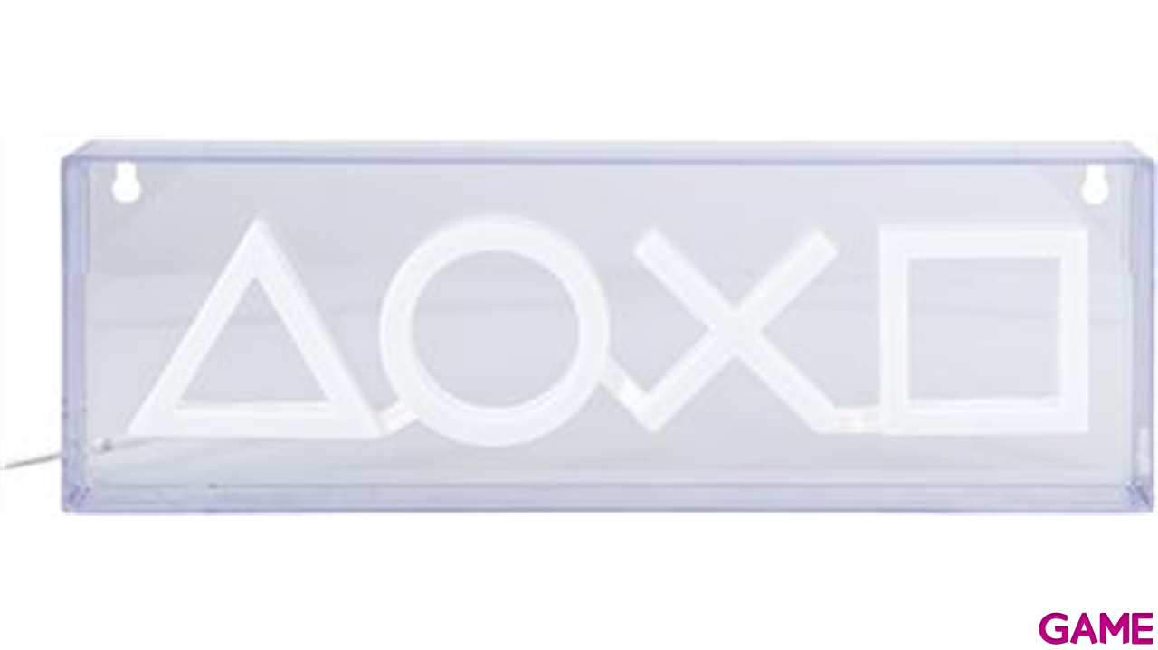 Lampara de pared Playstation LED Neon Light de 30,5 cm-0